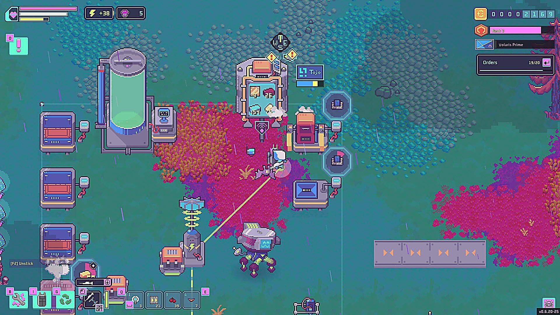 異星の大地で築く夢の基地『Prospector』。資源採取から自動化まで、一人前の宇宙プロスペクターを目指せ