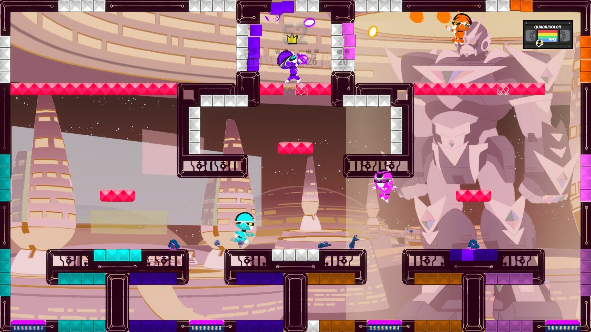 1分間の色彩バトルが熱すぎる！『QUADRICOLOR: Ultra Sentai Color Ranger』は戦隊モノ×アリーナシューターの革命作