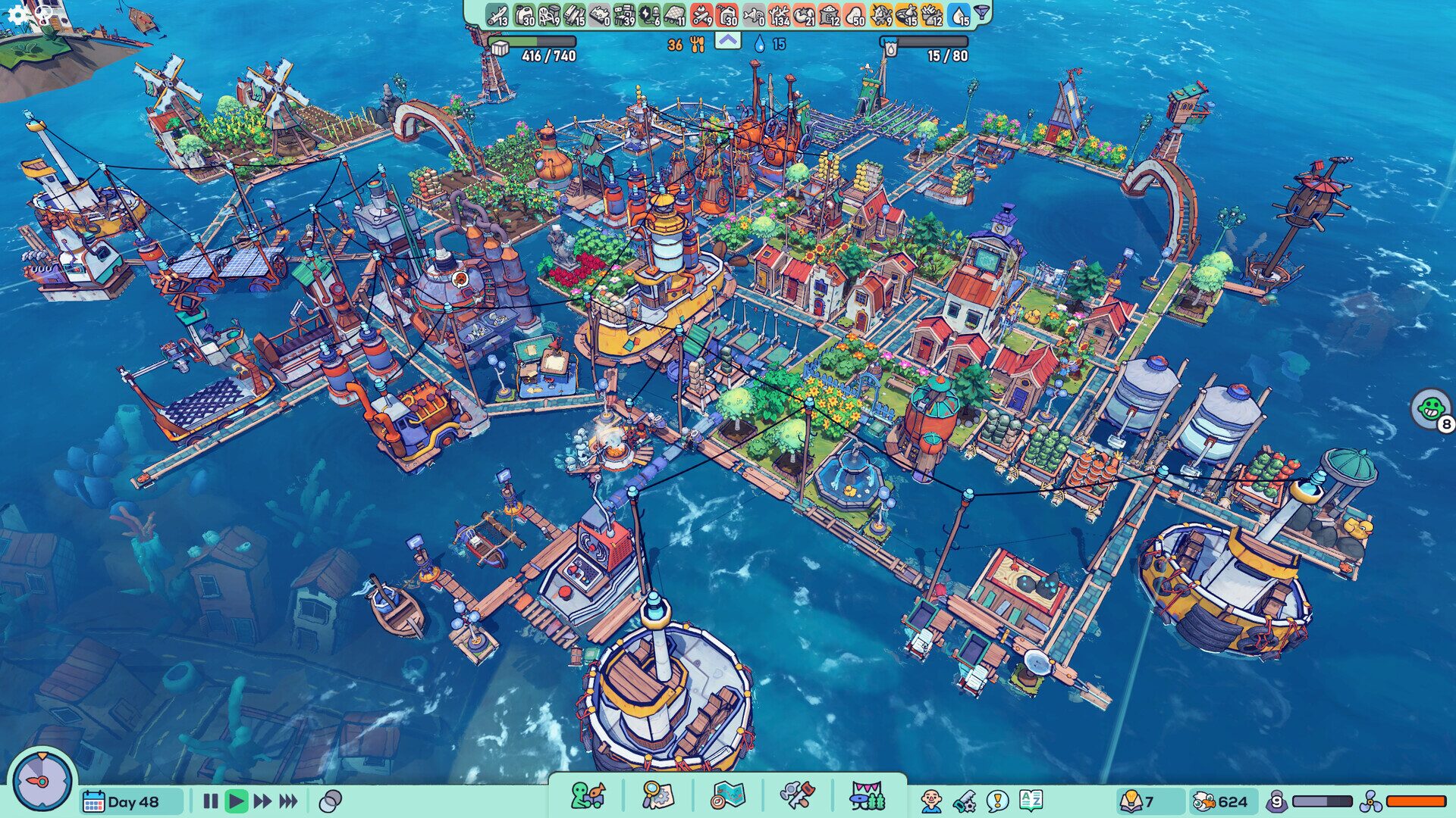 海上のゴミが築く夢の都市『Flotsam』。汚染された海から希望を紡ぐフローティングシティビルダーがついに完成版リリース