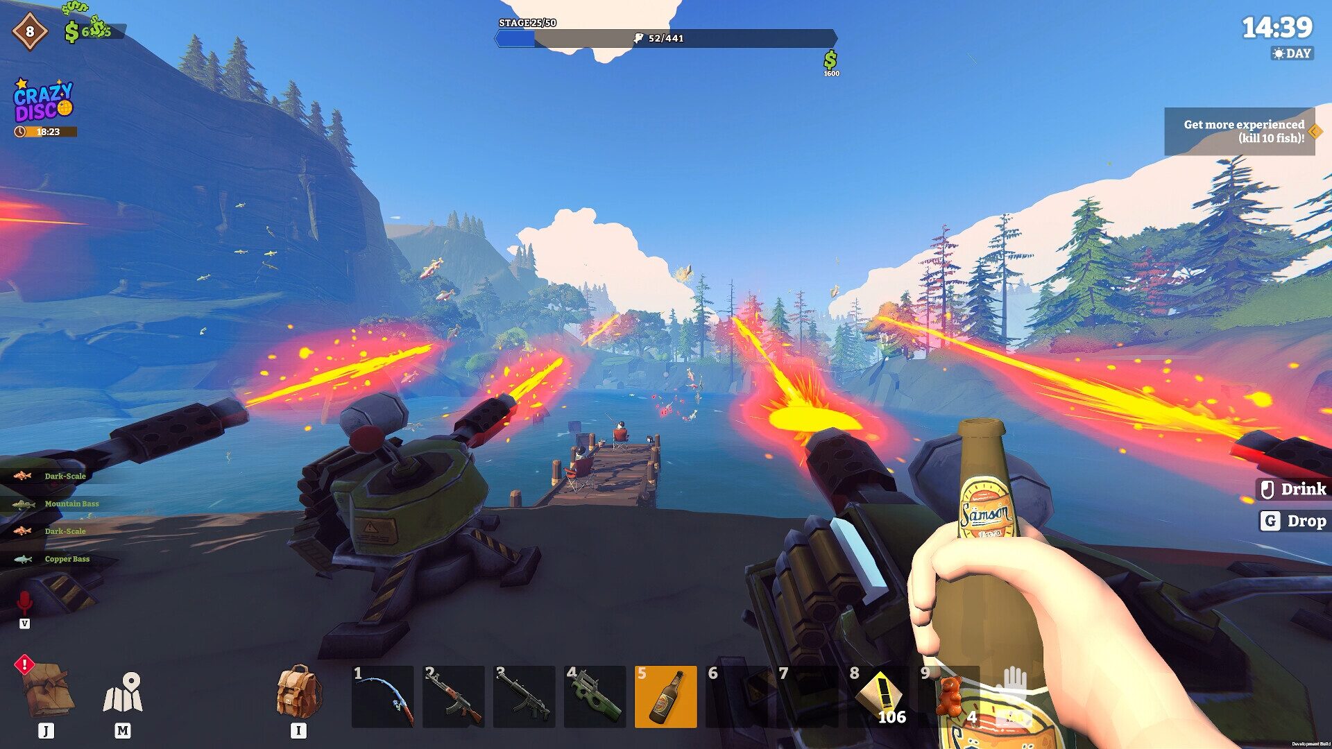 釣った魚にマシンガンを乱射！？最強に狂った釣りゲーム『Fish Hunters: Most Lethal Fishing Simulator』で友達とカオスな海洋大虐殺を楽しもう